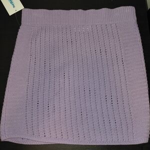Lavender Knit Skirt